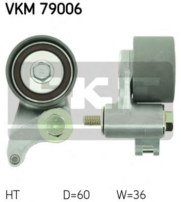 VKM 79006 SKF Ролик модуля натягувача ременя1